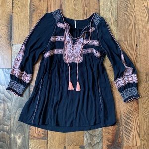 Free People Embroidered Tunic/Dress